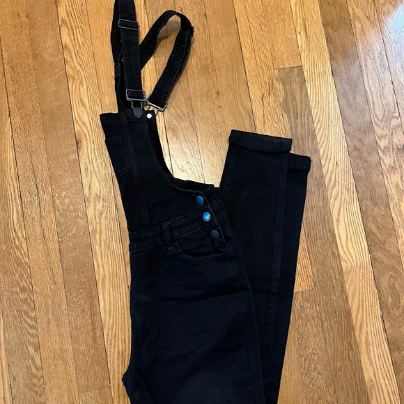 Black skinny overalls - Picture 2 of 5
